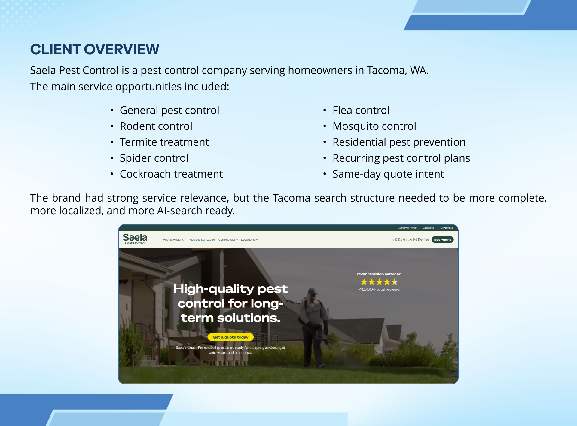 Pest Control Local SEO Case Study | Page 2