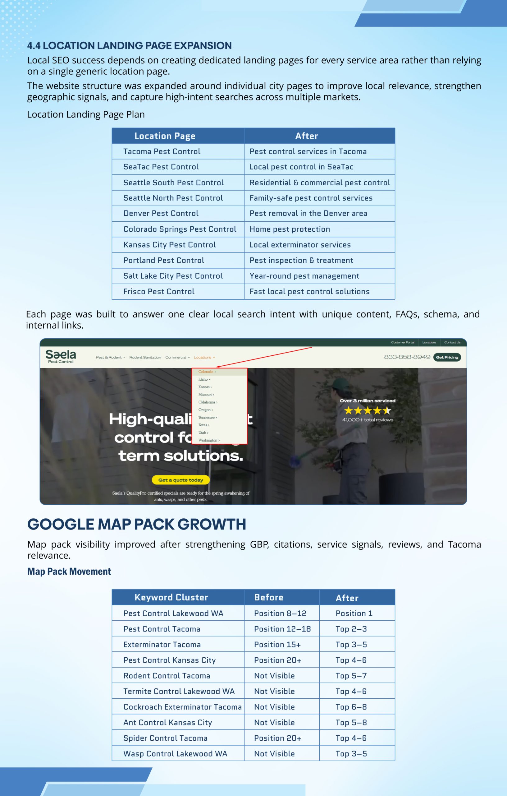Pest Control Local SEO Case Study | Page 8